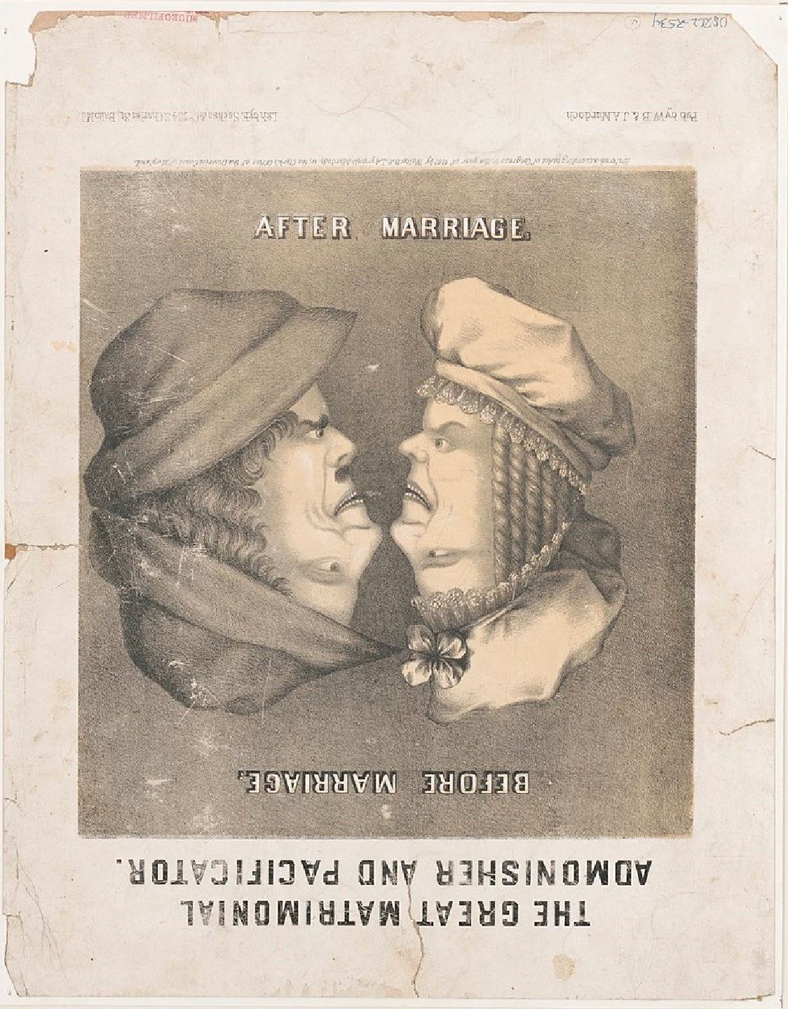 1861 The_great_matrimonial_admonisher_and_pacificator After Marriage