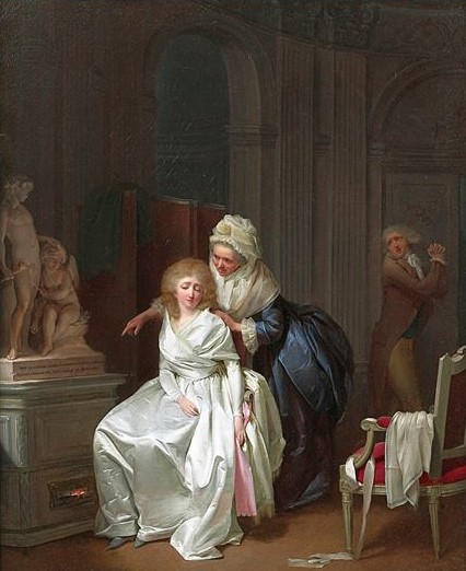 Boilly 1792 Les Conseils Maternels Coll privee