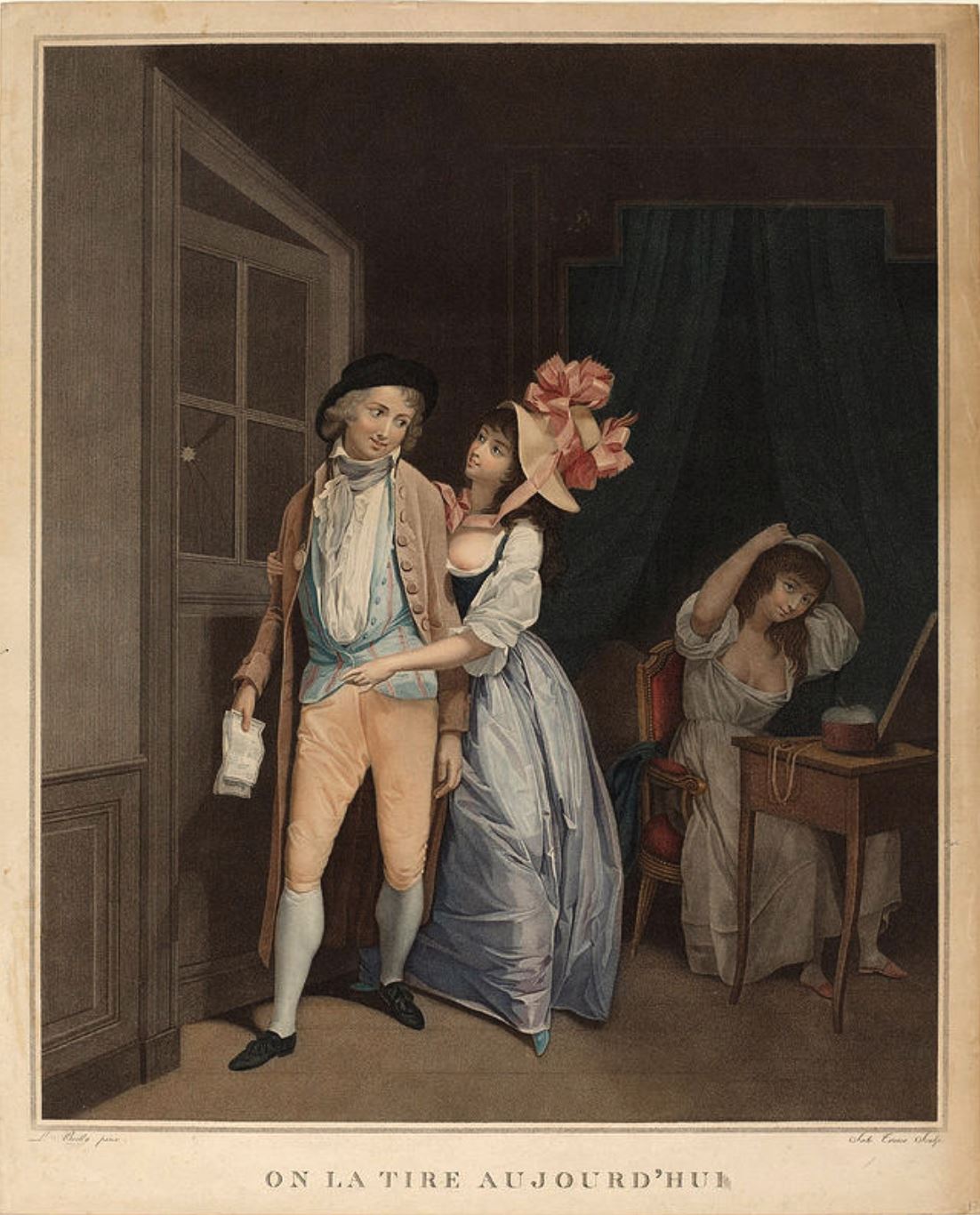 Boilly 1794, On la tire aujourd’hui gravure de Tresca