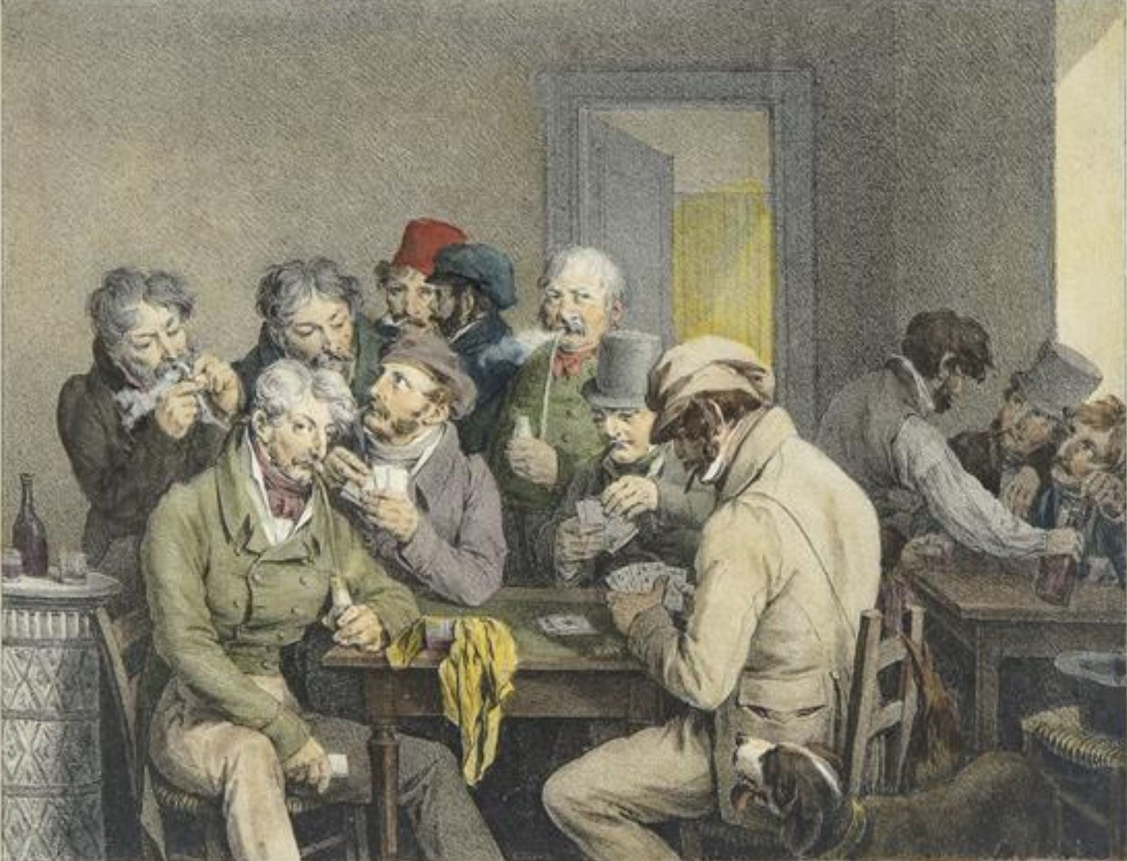 Boilly 1810 Le jeu de cartes