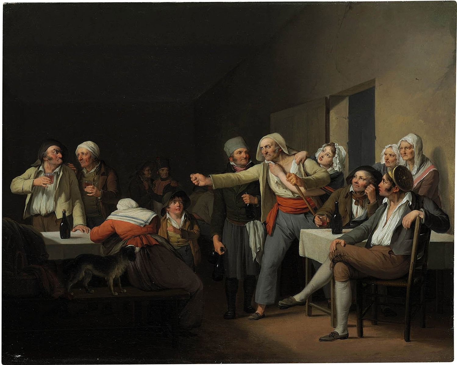 Boilly 1818-_Les_Hommes_se_disputent coll privee