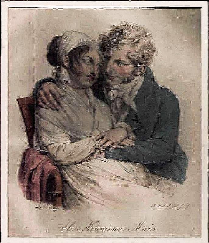 Boilly 1825 ca Le neuvieme mois