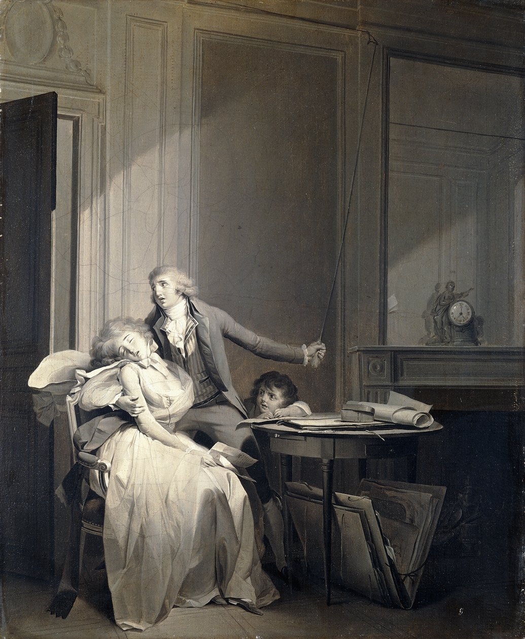 Boilly La lettre ou l'evanouissement coll part