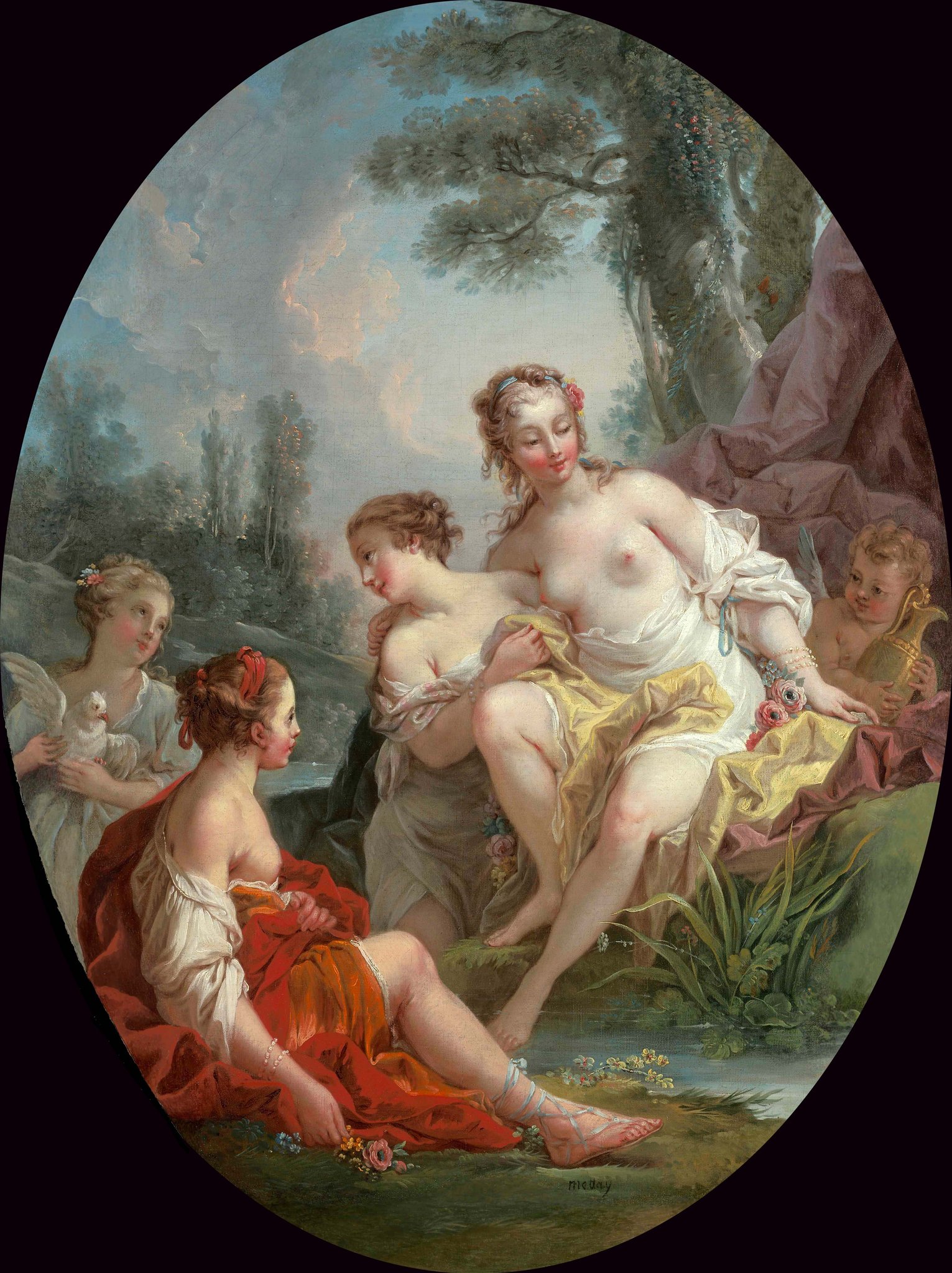 Le Mettay vers 1757 La Toilette de Venus coll part