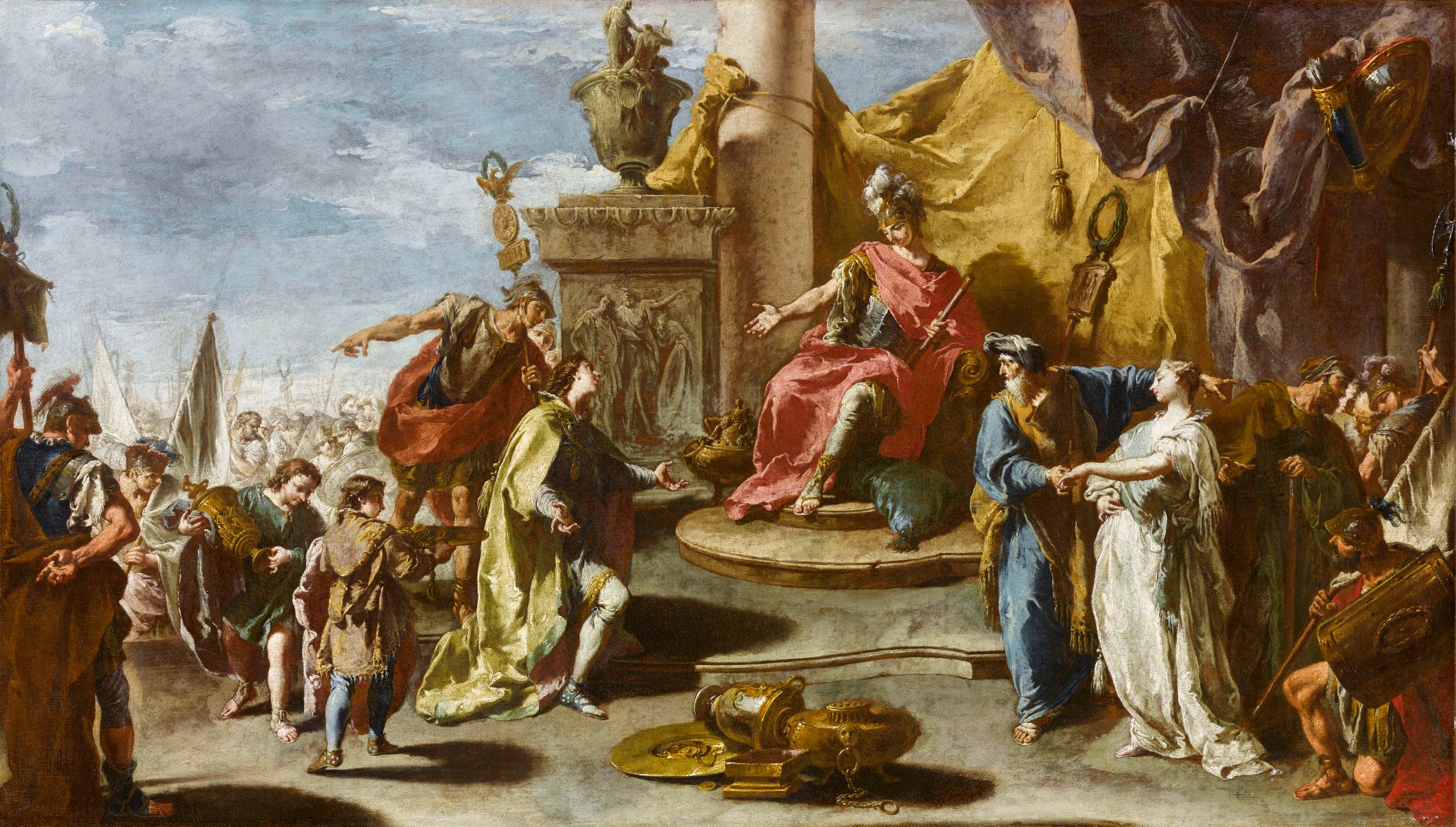 Pittoni 1733-35 Continence de Scipion Louvre