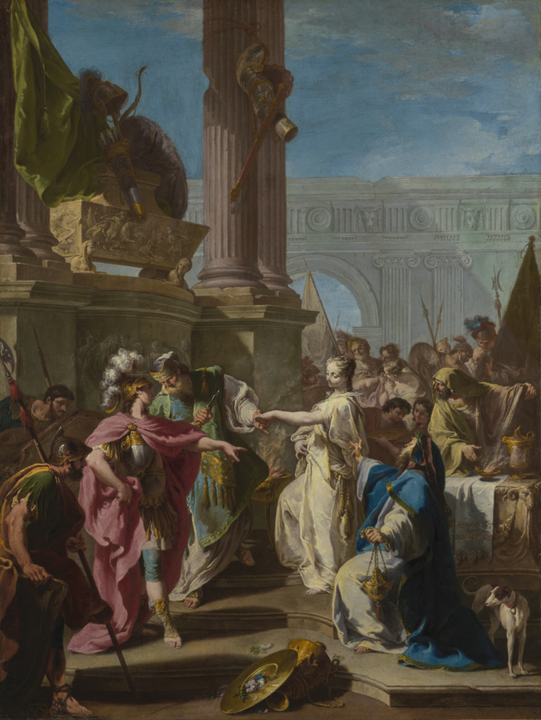 Pittoni 1733–1734 The Sacrifice of Polyxena 126.7 × 95.6 cm The J. Paul Getty Museum, Los Angeles