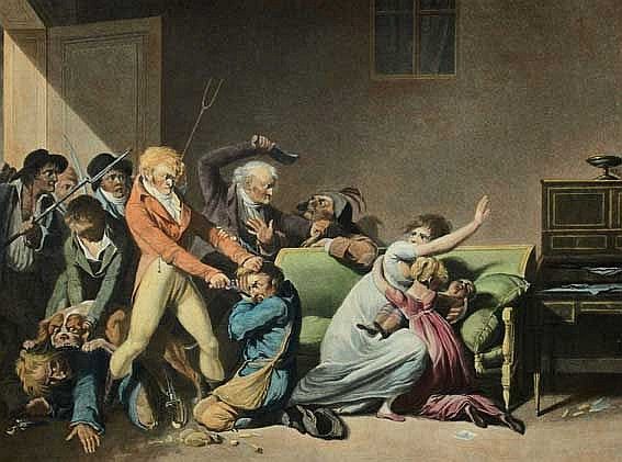 boilly 1804 seconde scene-de-voleurs (les voleurs arretes)