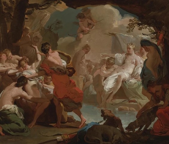 gandolfi Gaetano 1788-90 Diane et Callisto esquisse