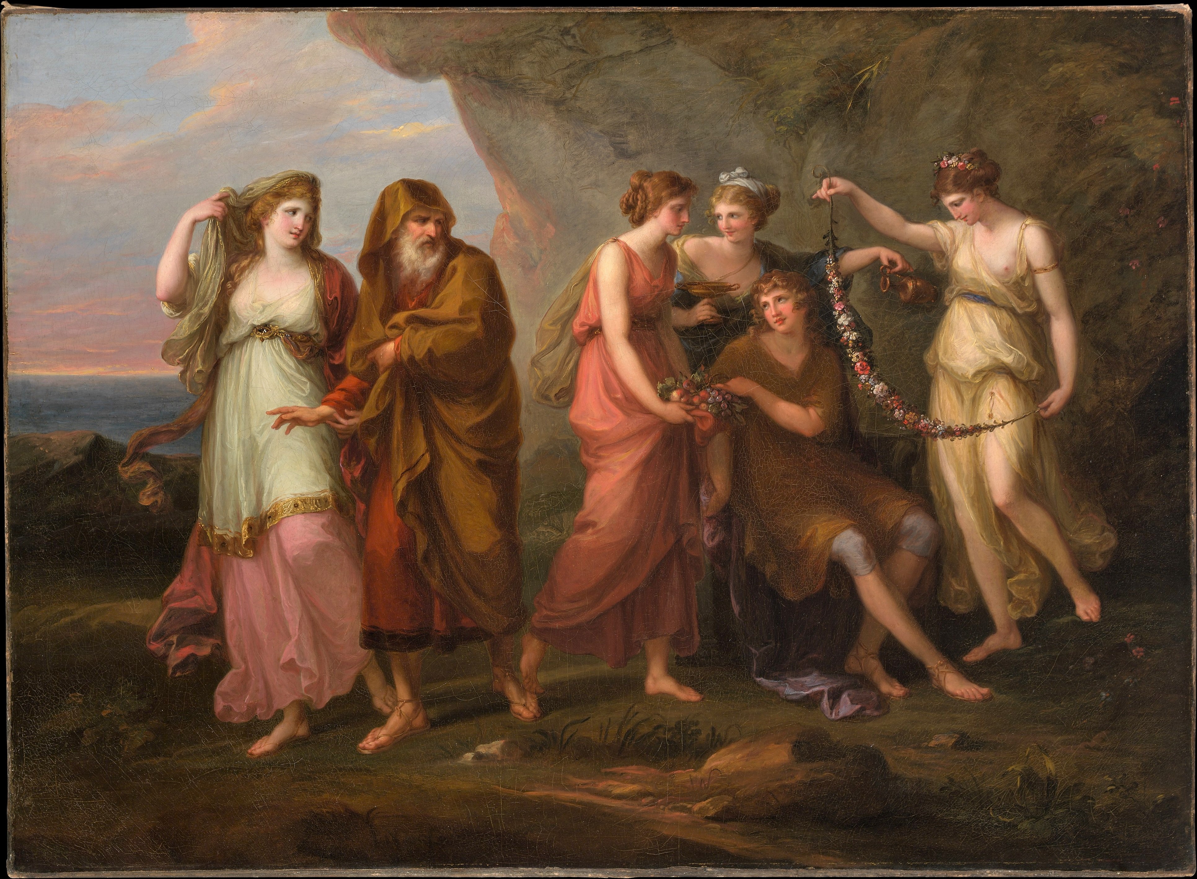 Angelica Kauffmann 1782 Telemachus and the Nymphs of Calypso MET
