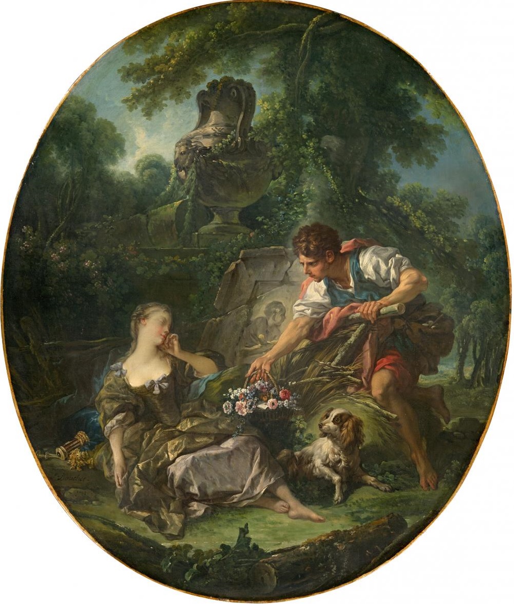 Boucher 1748 Le Panier mysterieux , National Gallery of Victoria, Australie