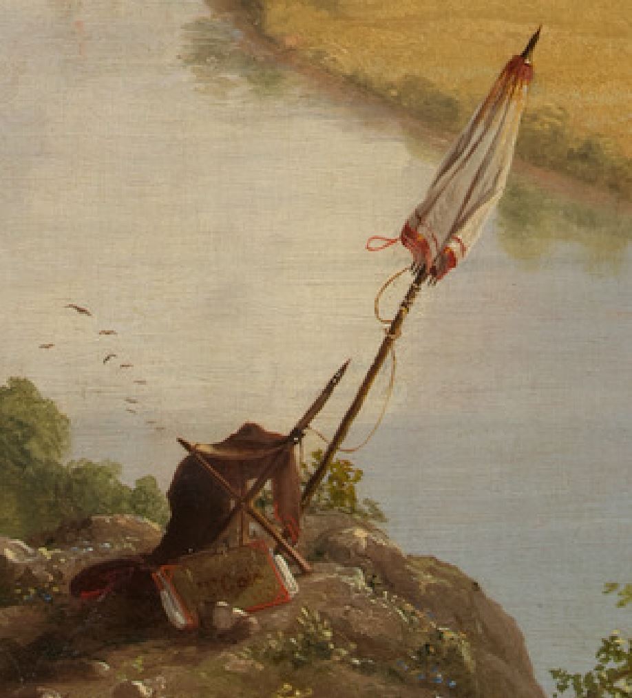 Cole 1836 Vue du mont Holyoke a Northampton, Massachusetts, apres l'orage — The Oxbow MET detail