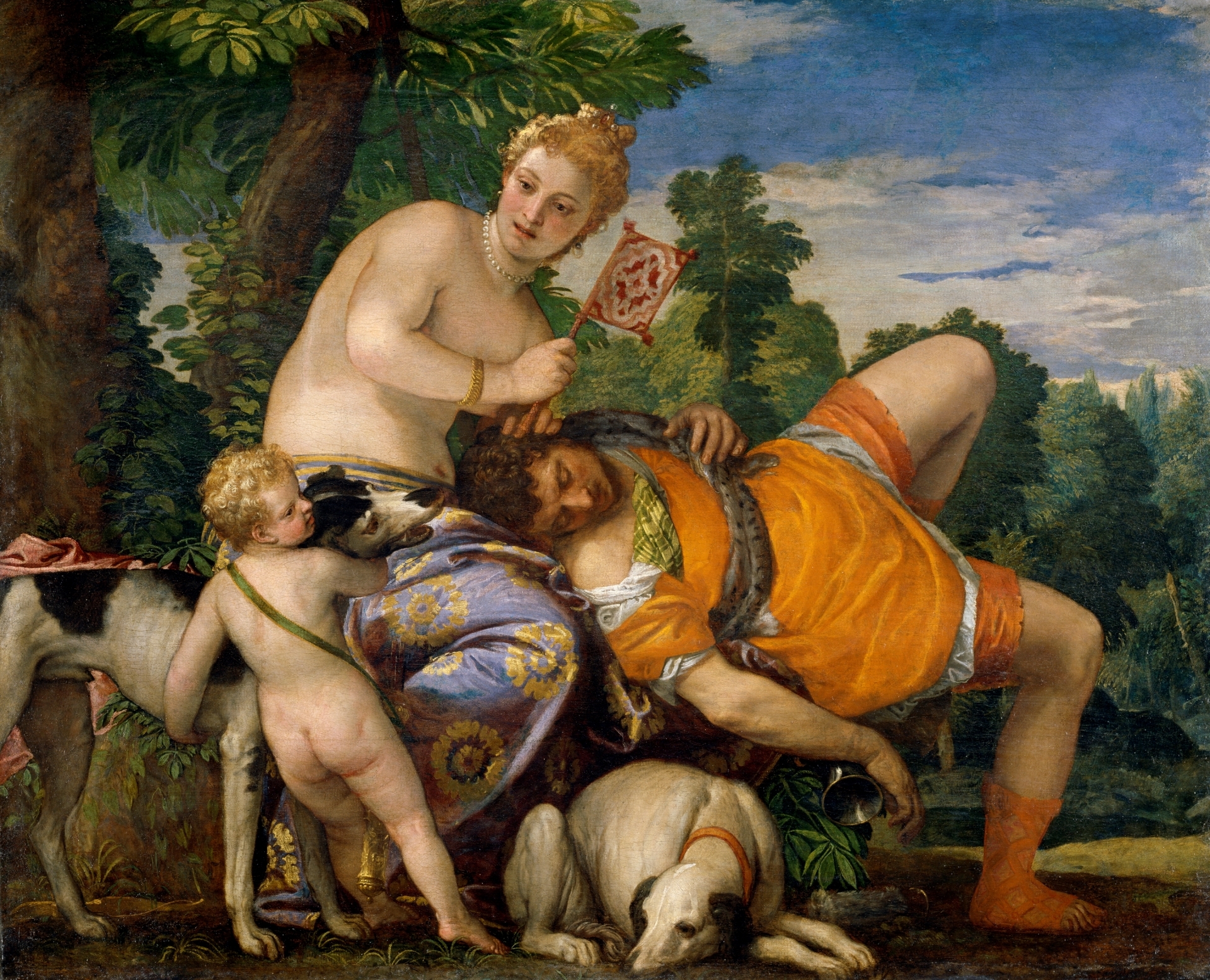 Veronese 1580 ca Venus and Adonis Prado