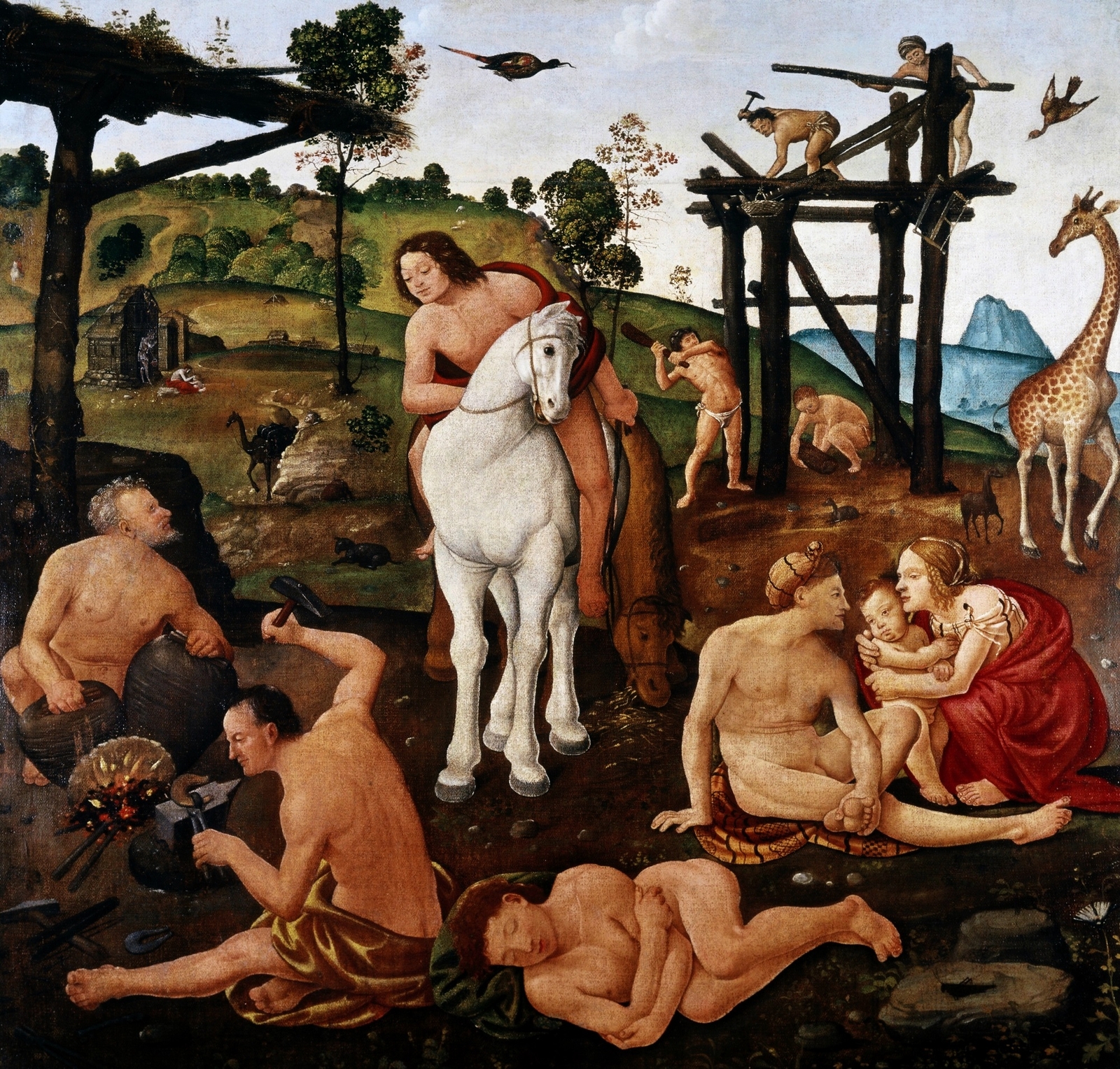 Piero di Cosimo 1490 Vulcain et Eole National Gallery of Canada