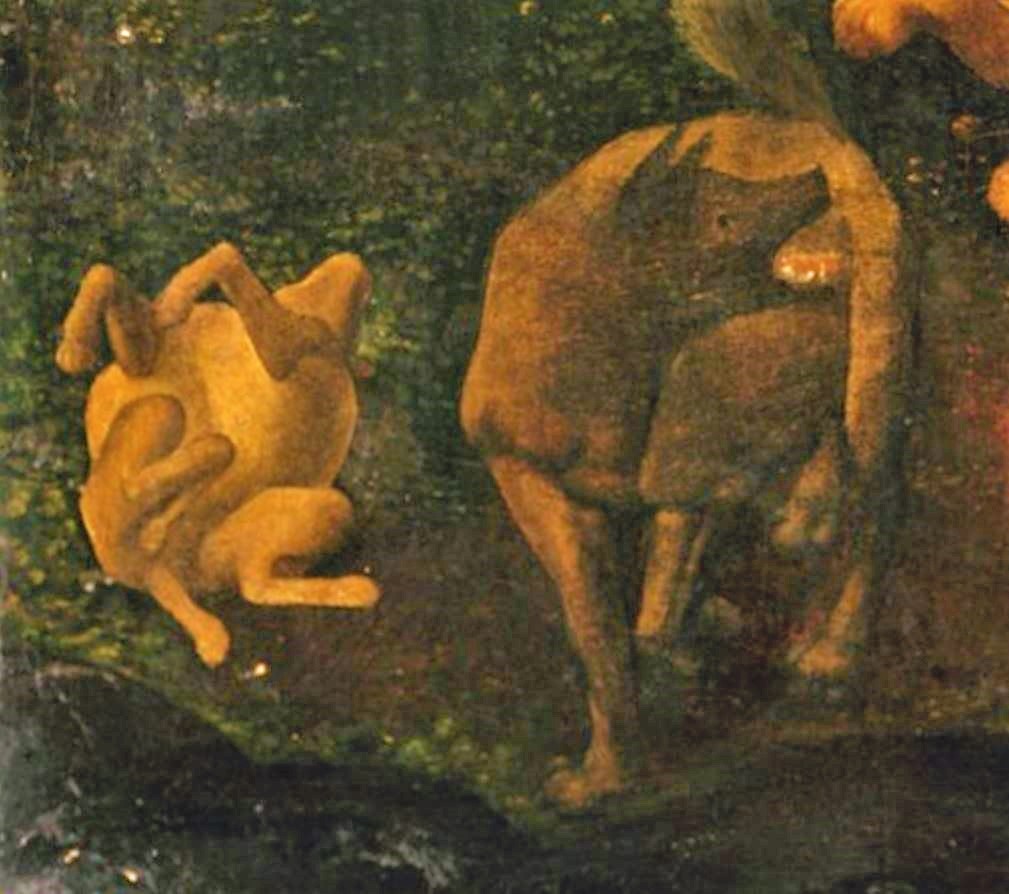 Piero di Cosimo 1494–1500 MET scene de chasse detail1
