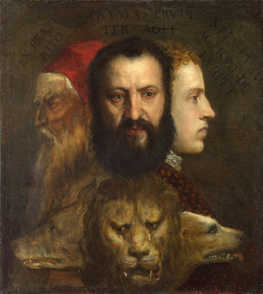 Titien Allegorie du temps gouverne par la prudence 1550-65 National Gallery