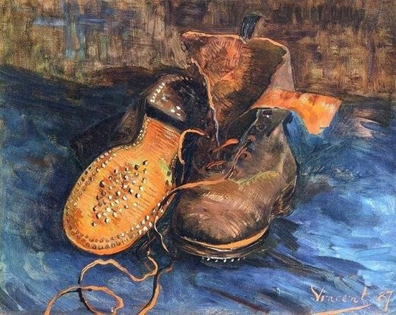Van Gogh 1887 Une paire de souliers The Baltimore Museum of Art.