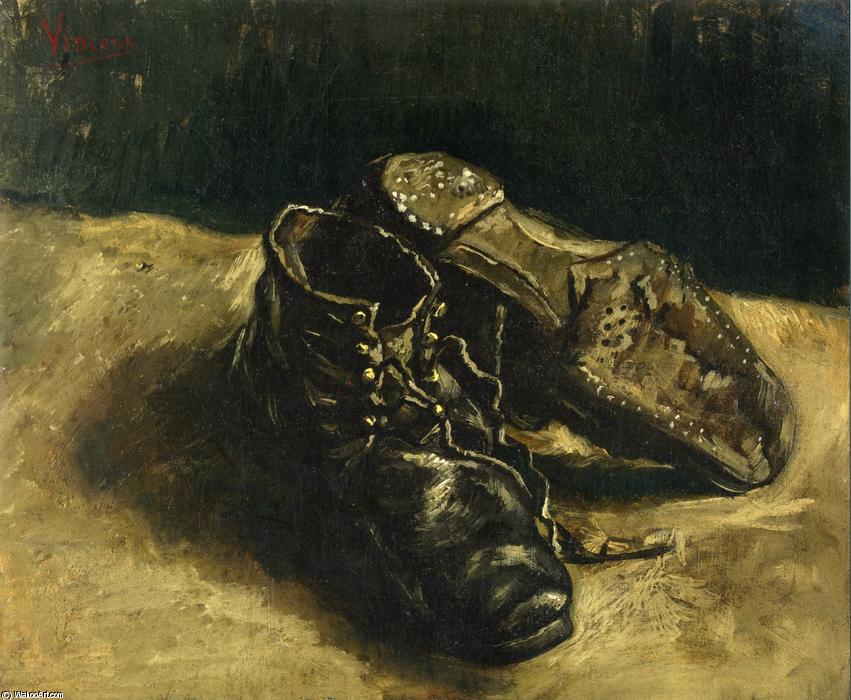 Van Gogh Paire de chaussures. Une chaussure retournse, Paris, printemps 1887 Collection particuliere