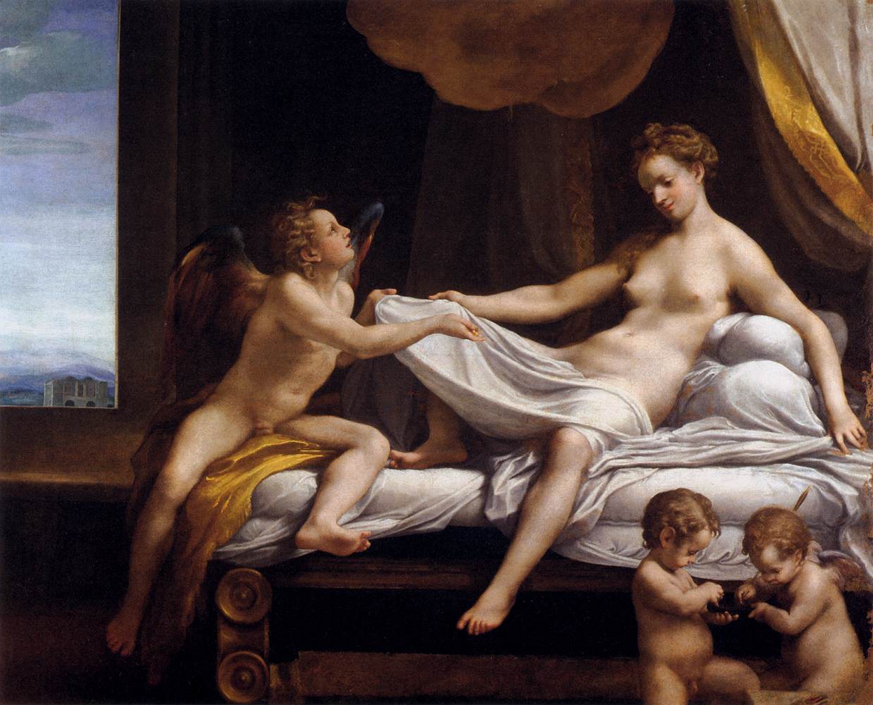 correge 1530 ca danae Galleria Borghese 158 x 189 cm