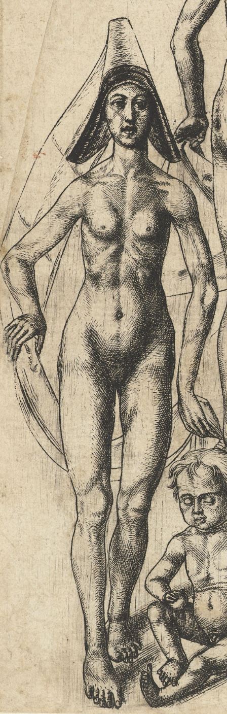 monogrammist PM 1485 ca Bain des femmes rijksmuseum detail