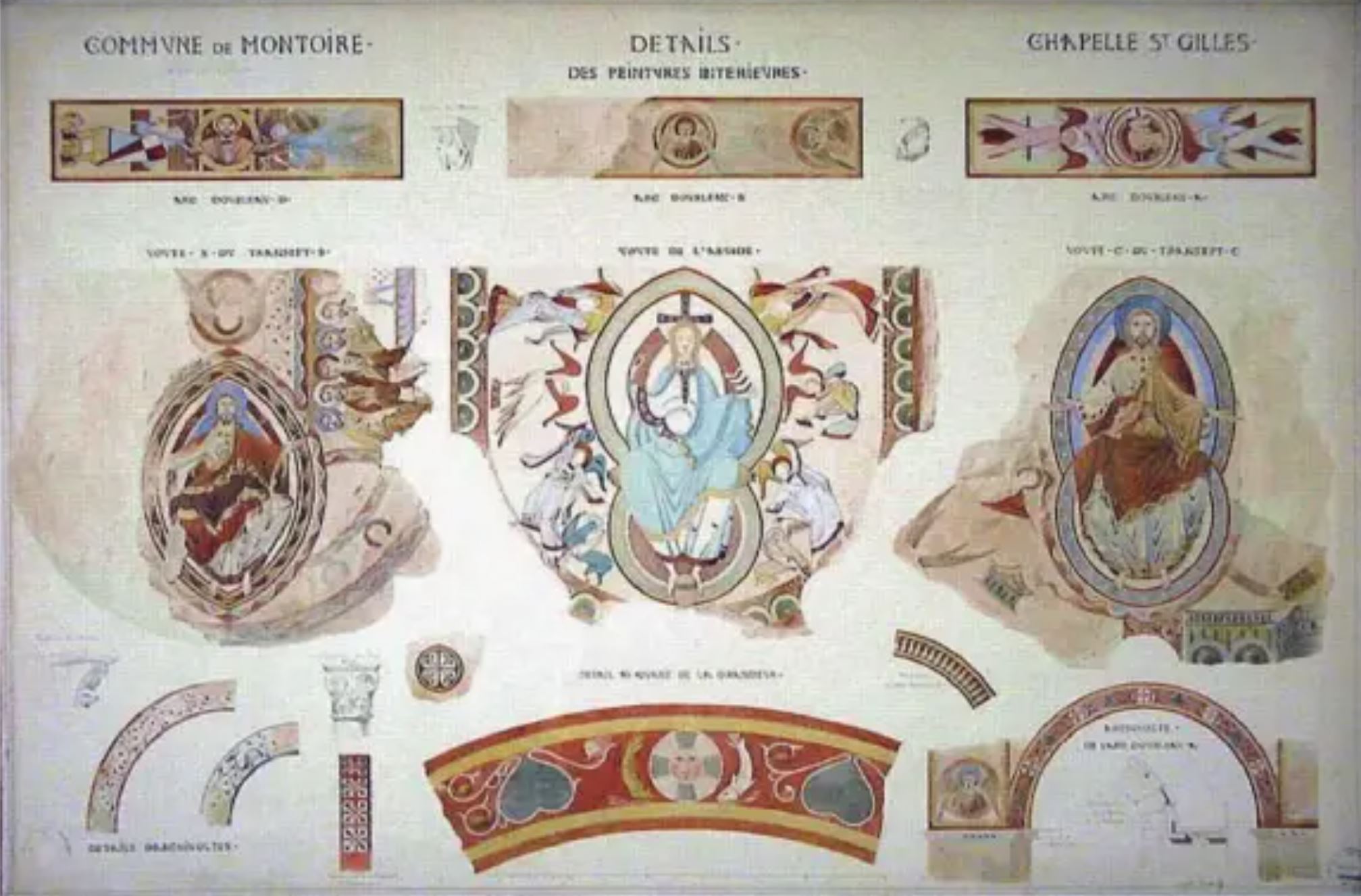 1100 ca Montoire chapelle-saint-gilles sud releve Breton 1851