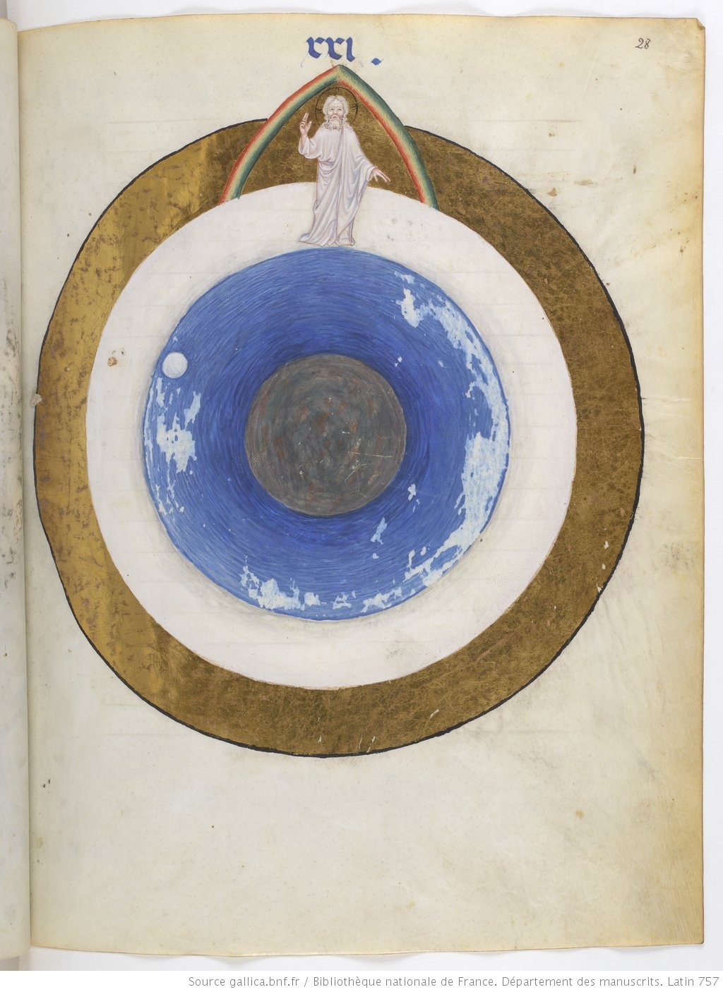 2 Lundi Missel a l’usage des freres mineurs, Lombardie, 1388, Gallica BNF ms. lat. 757, fol. 28r