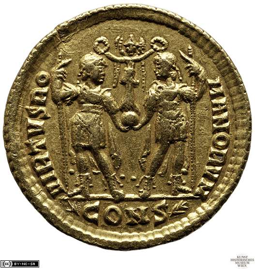 364-367 Valens Aureus RIC IX Constantinople 5A B