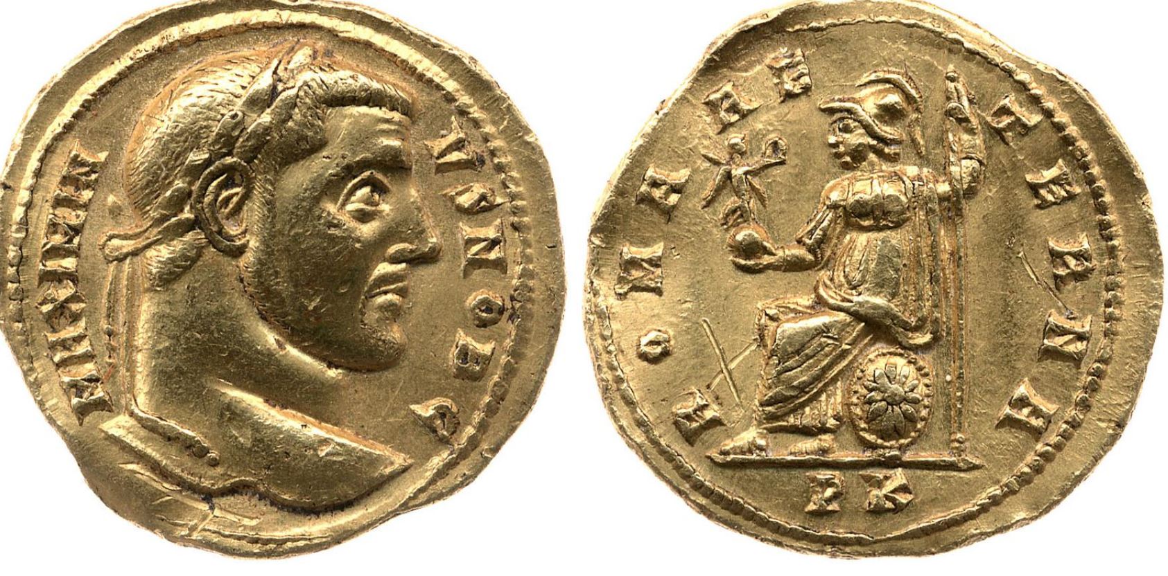 Rome Aeternitas 306-07 Aureus Maximinus II British Museum