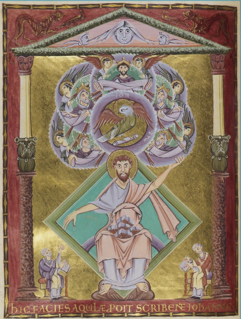 Saint Jean p 86,1000 ca Gospels of Otto III (Munich, Bayer. Staatsbib., Clm. 4453)