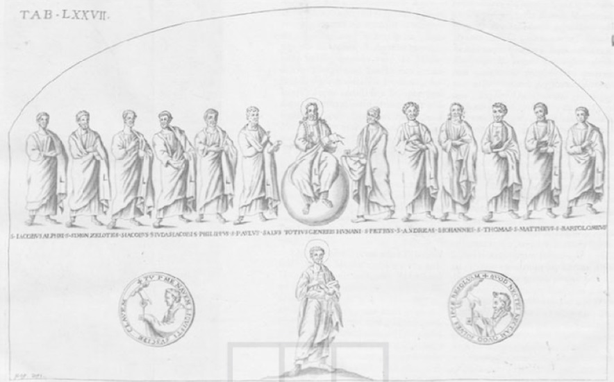 Sant Agata dei Gotti 462–470 gravure de Ciampini