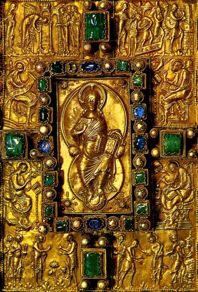 codex-aureus-de-saint-emmeran 870 ca detail Munich, Bayerische Staatsbibliothek