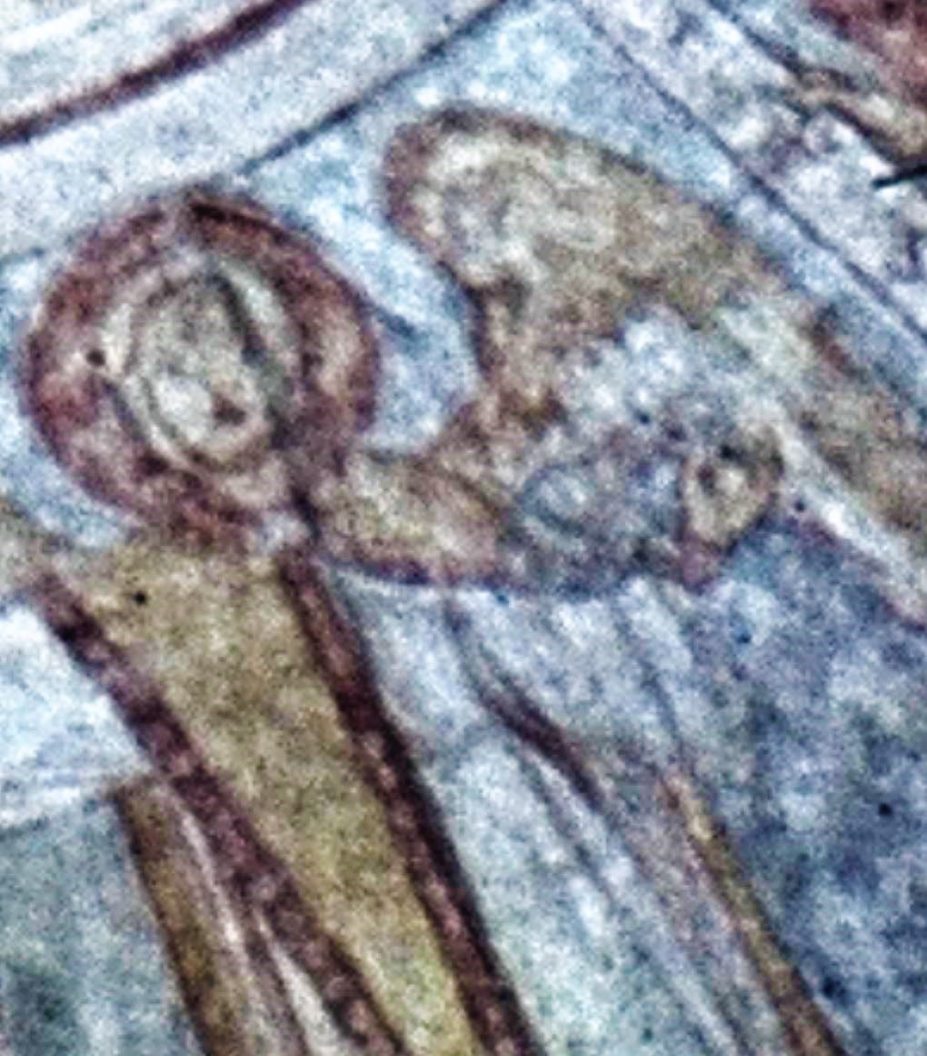 Coupole 1146-55 allerheiligen kapelle regensburg detail huitieme ange