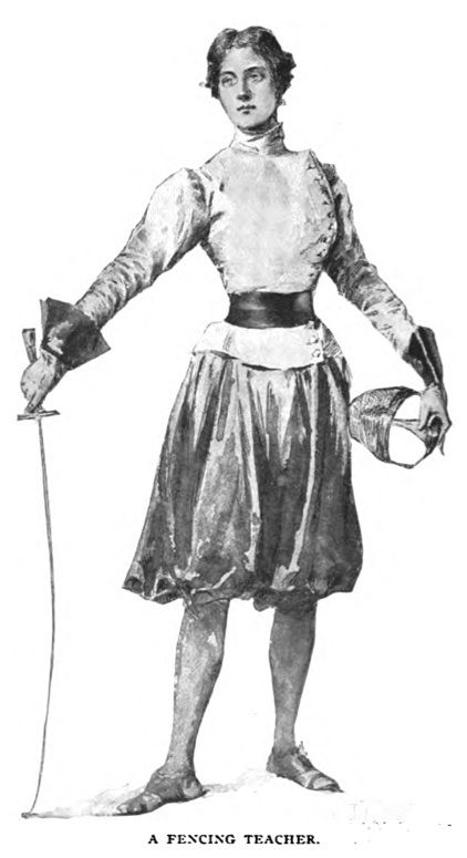 1897 A Fencing Teacher From Munseys Magazine,