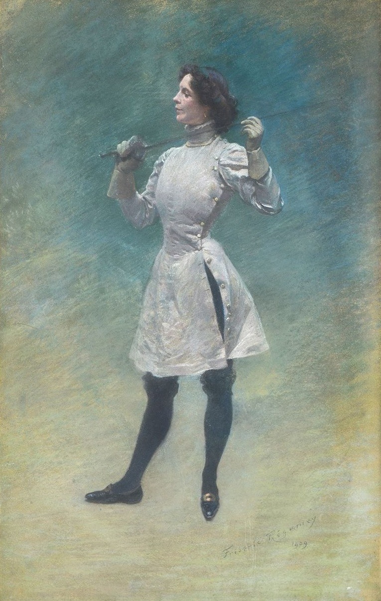 1909 Frederic Regamey LEscrimeuse