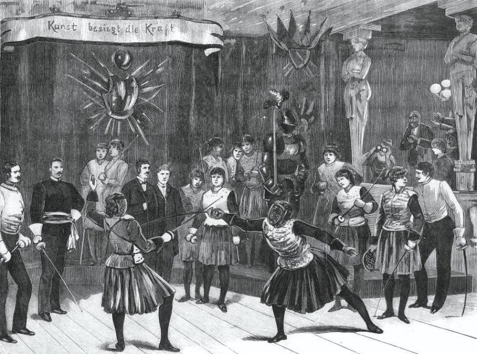 Damen-Turnier in Wien, Musikvereinsgebäude, 1884