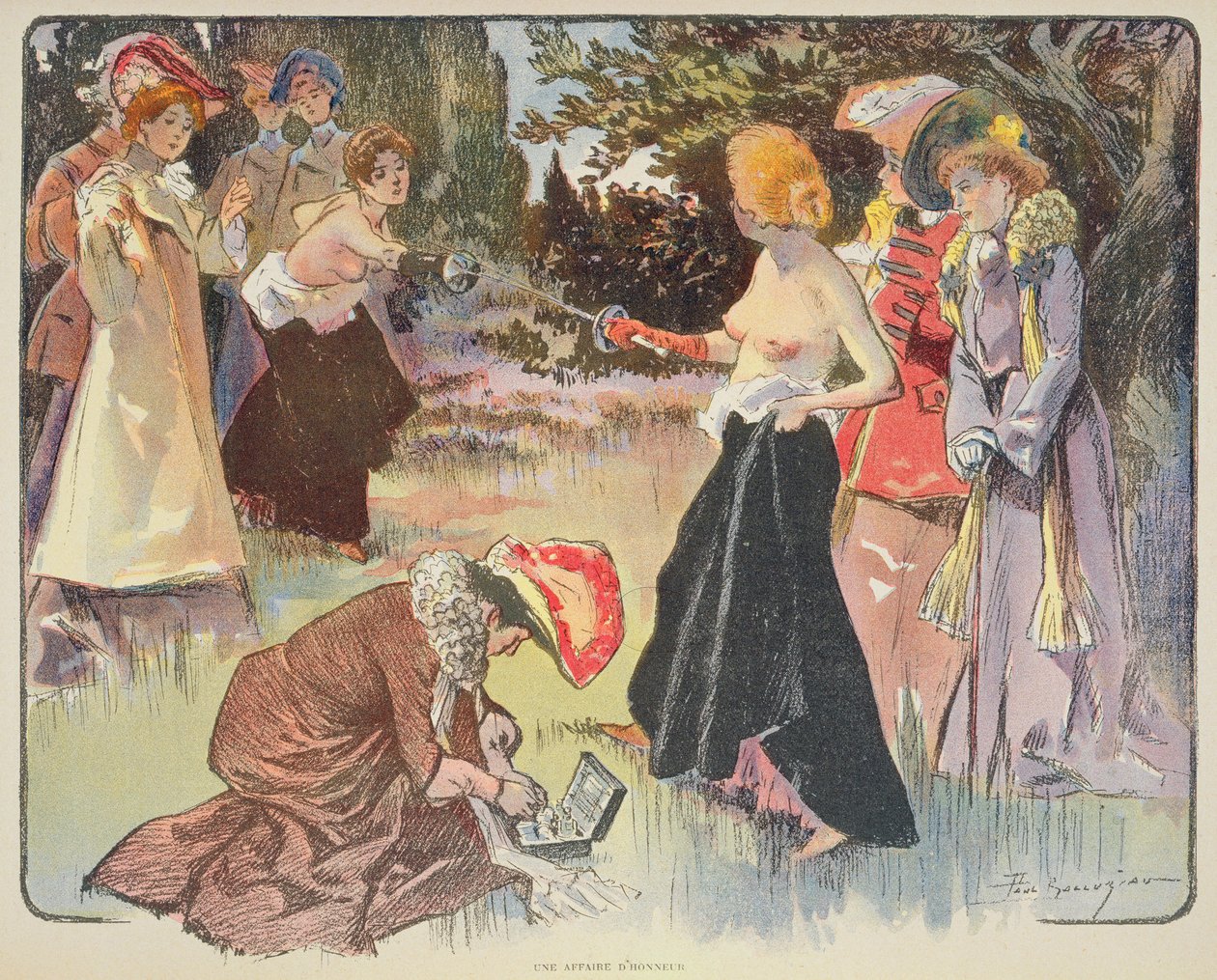 Une affaire d'honneur Paul Balluriau 1900