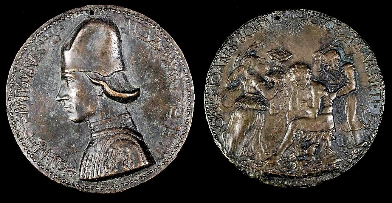 1458 Medaille autoportrait Giovanni Boldu National Gallery of Art, Washington