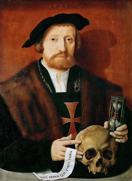 Barthel Bruyn l'ancien Portrait d'un chevalier 1531 Kunshistorisches museum Vienne