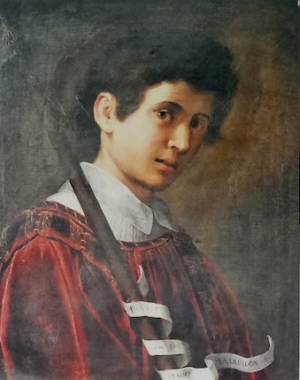 Jacopo Ligozzi, recto of male portrait, 1604, panel, private collection