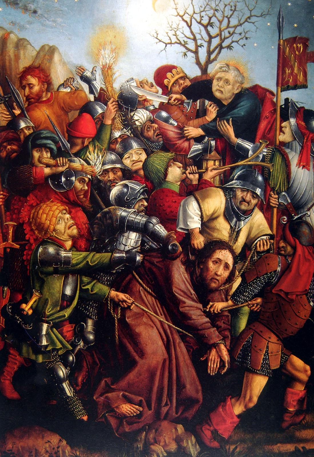 1450 ca Master_of_the_Karlsruhe_Passion _Arrest_of_Christ Wallraf–Richartz Museum Cologne