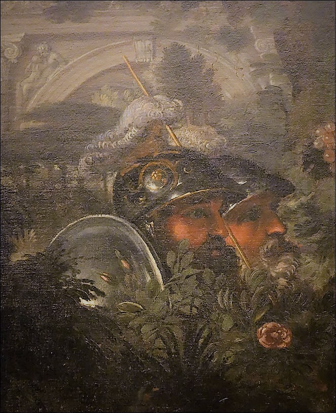 1601 ca rinaldo-armida Carrache Musee de Capodimonte detail