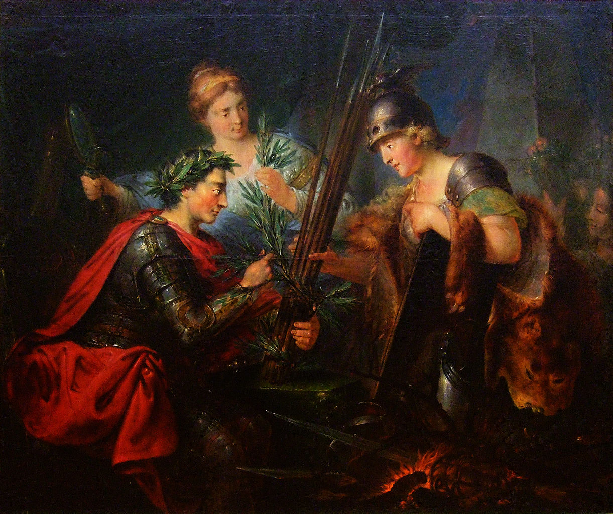 1786 Bernhard Rode Allegorie de Frederic le Grand en tant que fondateur de l'Alliance des princes allemands musee Bode Berlin