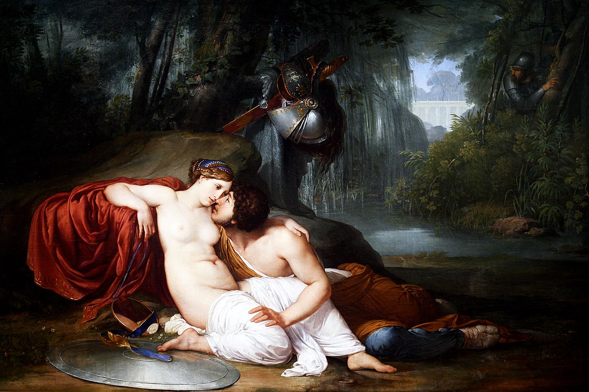 1812 Rinaldo et Armida par Francesco Hayez Accademia Venise