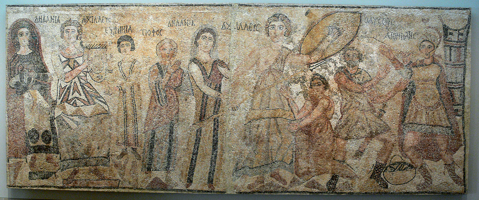 Achille a Skyros Byzantin 4eme 5eme Musee d'art de Dallas