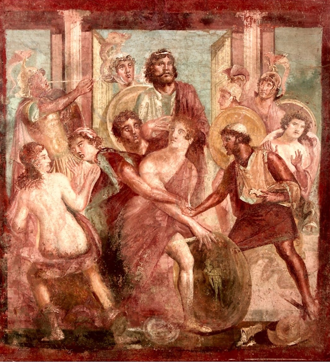 Achille a Skyros Maison d'Achille IX.5.2 Pompei Naples Archaeological Museum bis