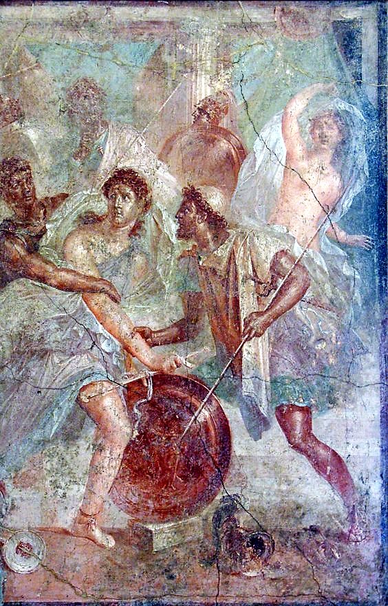 Achille a Skyros Pompei Maison des Dioscures