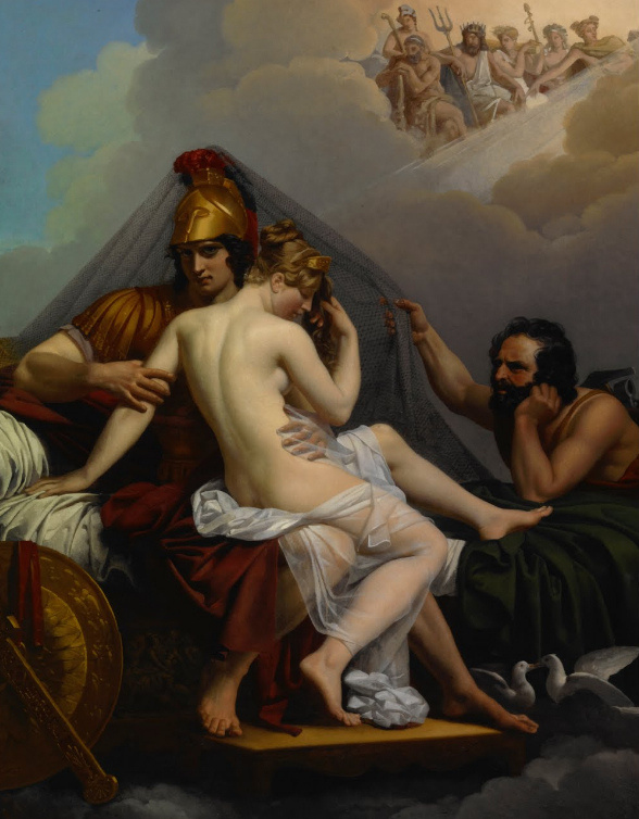 Alexander Charles Guillemot – Mars and Venus Surpirsed by Vulcan 1827