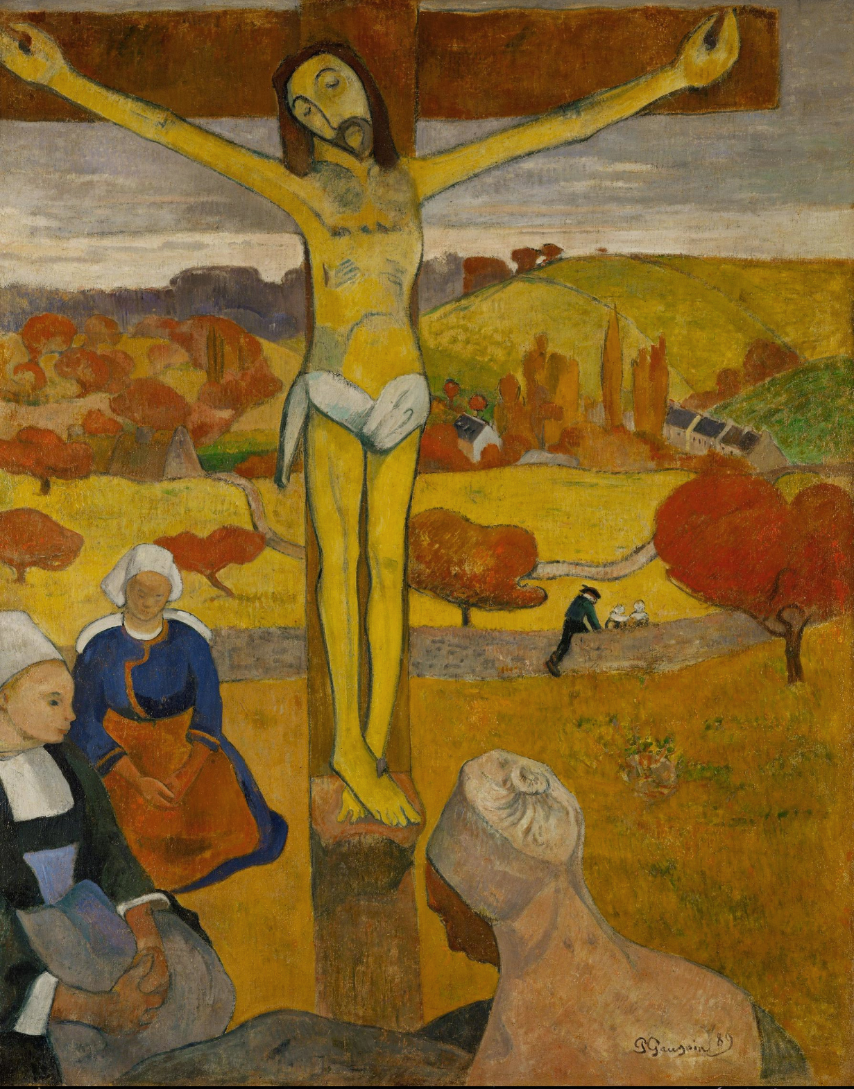 Gauguin 1889 Le Christ jaune galerie d'art Albright-Knox NY 91,1 × 73,4 cm