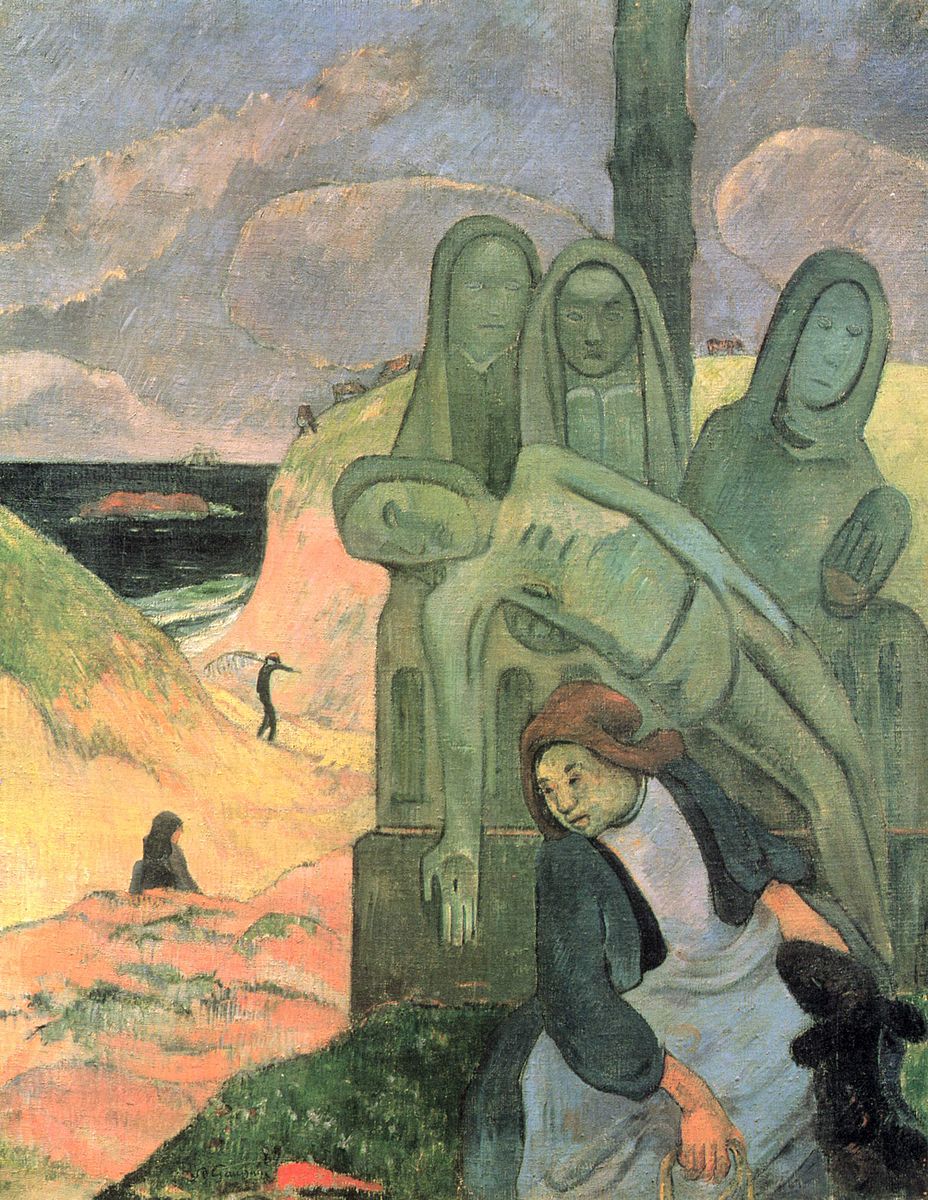 Gauguin 1889 Le Christ vert Musees royaux des Beaux-Arts de Belgique Bruxelles 92 × 73 cm