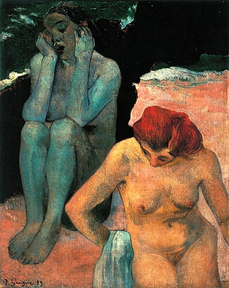 Gauguin_1889_La_Vie_et_la_Mort Mohamed Mahmoud Khalil Museum Giseh