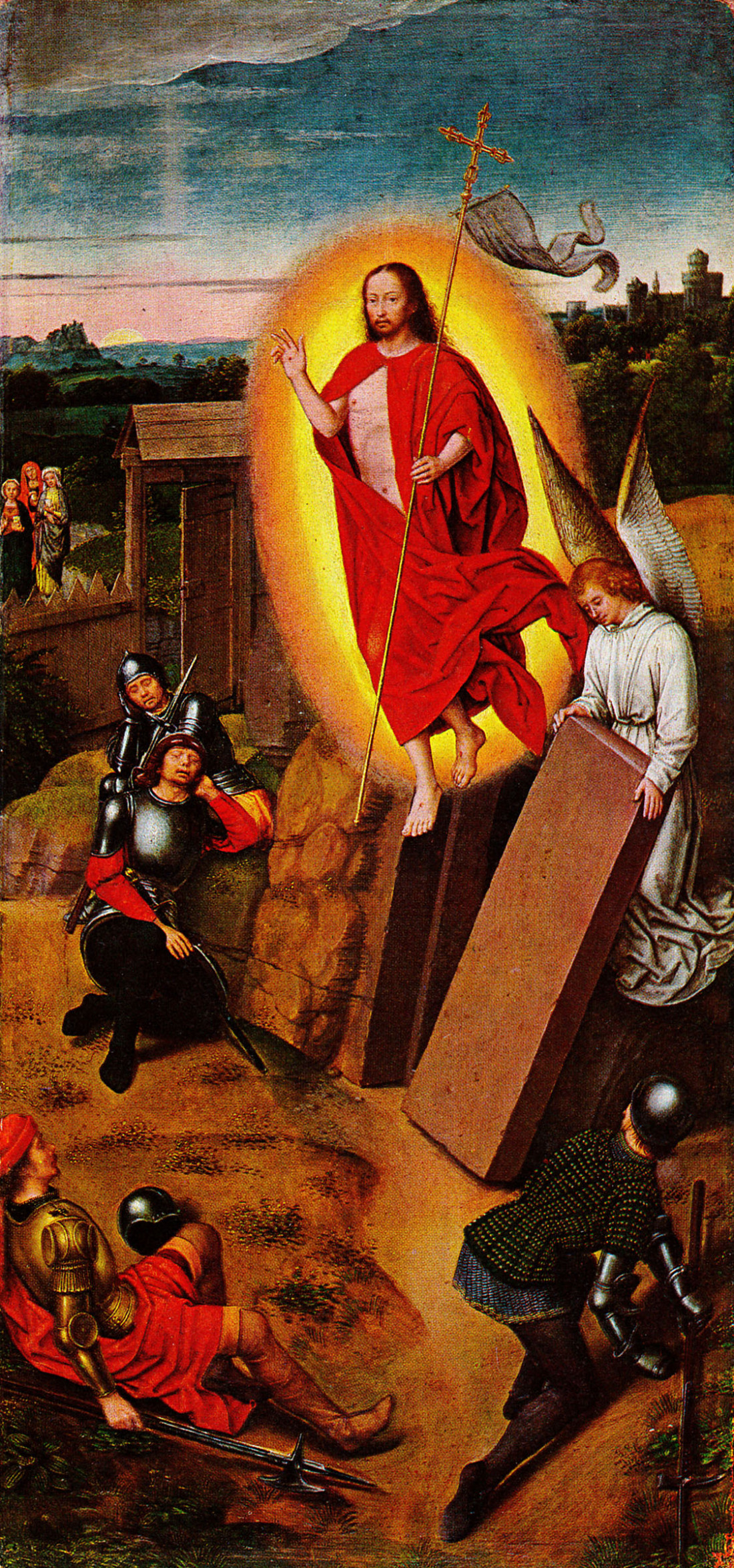 Hans-Memling Triptych of the Crucifixion Musee des BA Budapest